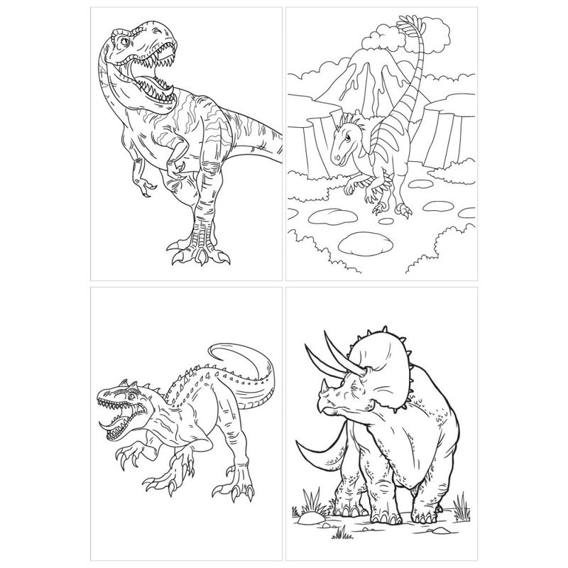 Fargebok Dinosaur